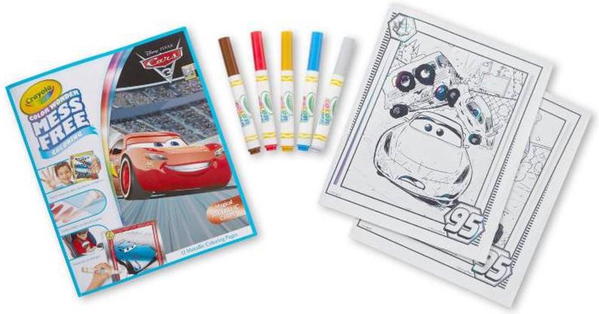 Crayola - Disney Pixar Cars 3 Kleur Wonder Mess
