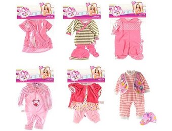 Toi-Toys Babypoppenkleding Boxpakje 20-30 Cm Roze - 1 set assorti uitgeleverd