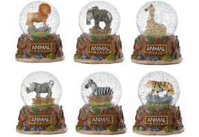 TOIT458162 - Sneeuwbol wilde dieren Animal World Toi-Toys (3536