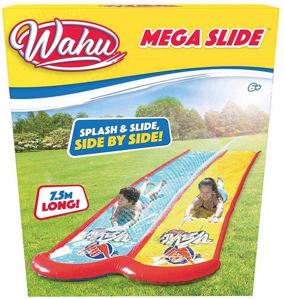 Wahu - Backyard Mega Slide - Waterglijmat - Waterglijbaan dubbel 7.5m