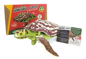 Build Your Own: Mini Builds - Hawksbill Turtle - Kartonnen bouwset