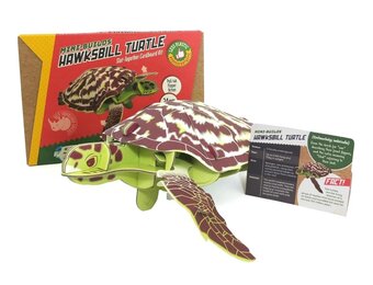 Build Your Own: Mini Builds - Hawksbill Turtle - Kartonnen bouwset