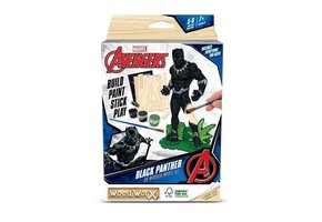 Wood WorX Marvel - Black Panther - Modelbouwset incl. verf