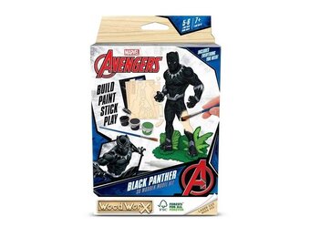 Wood WorX Marvel - Black Panther - Modelbouwset incl. verf