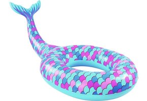 Enjoy Summer Opblaasbare Zeemeerminstaart 85 Cm Blauw