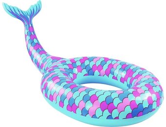 Enjoy Summer Opblaasbare Zeemeerminstaart 85 Cm Blauw