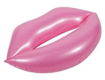 Ring Lips roze 118cm
