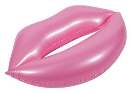 Ring Lips roze 118cm
