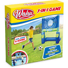 Wahu 5-In-1 Game Opblaasbaar speelelement - Football- Rugby - Water Polo - Target Practice - Hockey