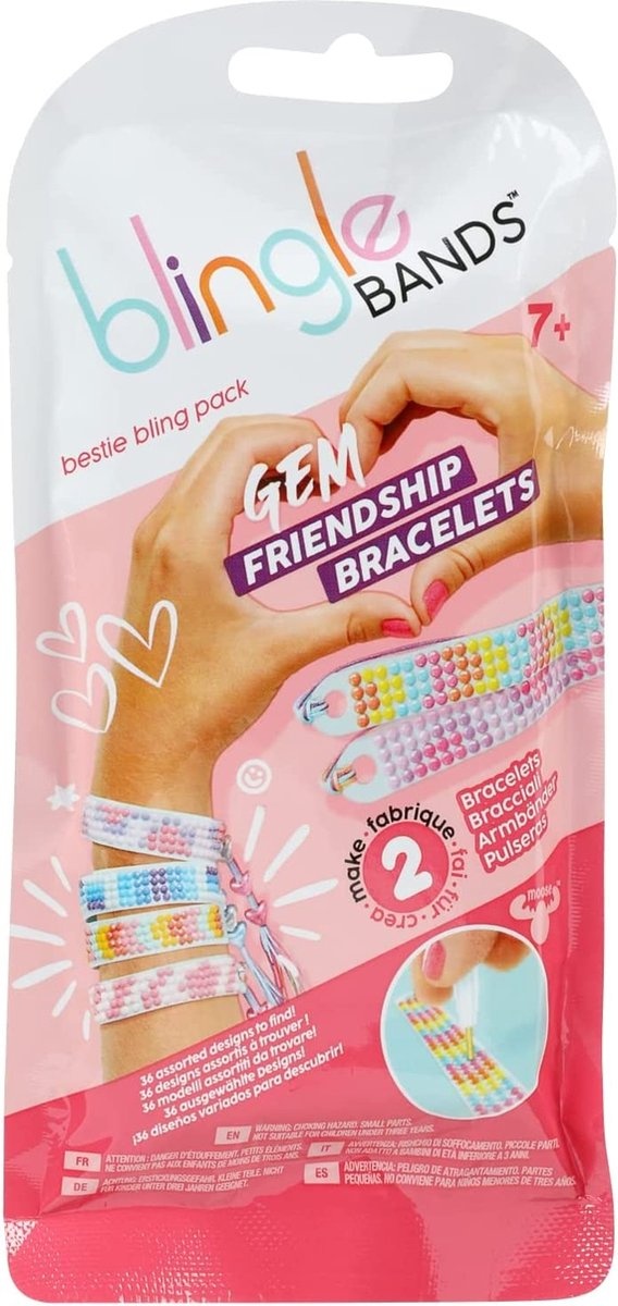 Blingle Bands Bestie Pack - DIY Armbanden met 2 vriendschapsarmbanden