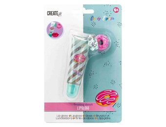 Create It! Candy Explosion Lipgloss Tube blauw Frosting donut