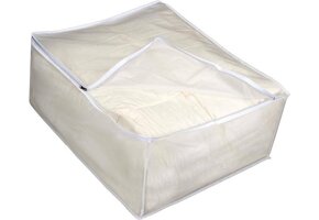 Opberghoes 70 liter wit transparant