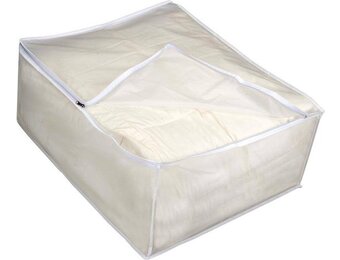 Opberghoes 70 liter wit transparant