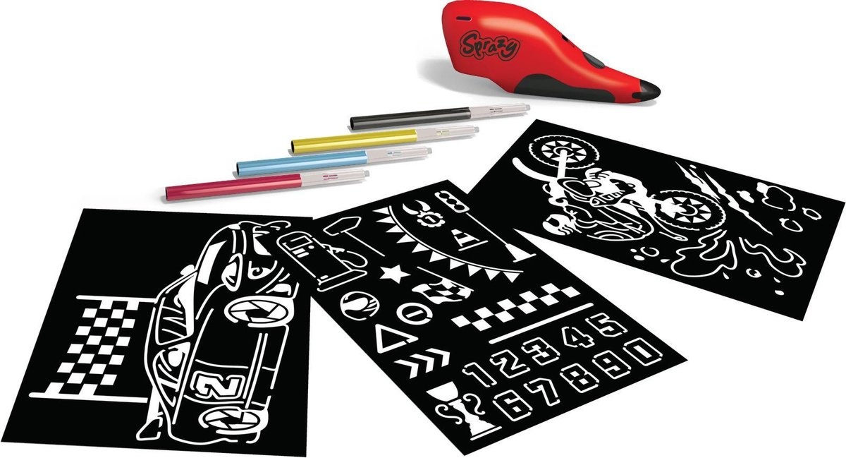 Sprazy Starterset Racing - airbrush effect set