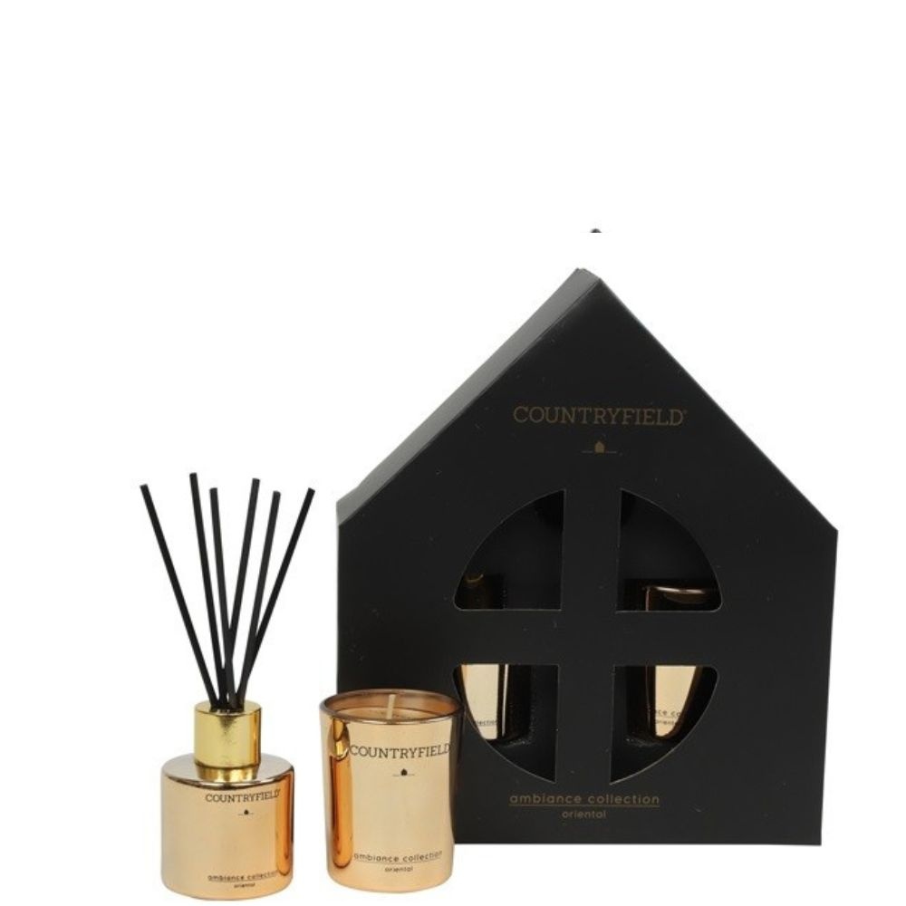 Countryfield Candle Oriental Giftbox Geurstokje en kaars