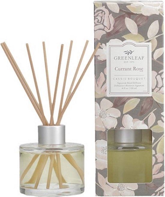 Greenleaf Geurstokjes / Reed Diffuser Currant Rose