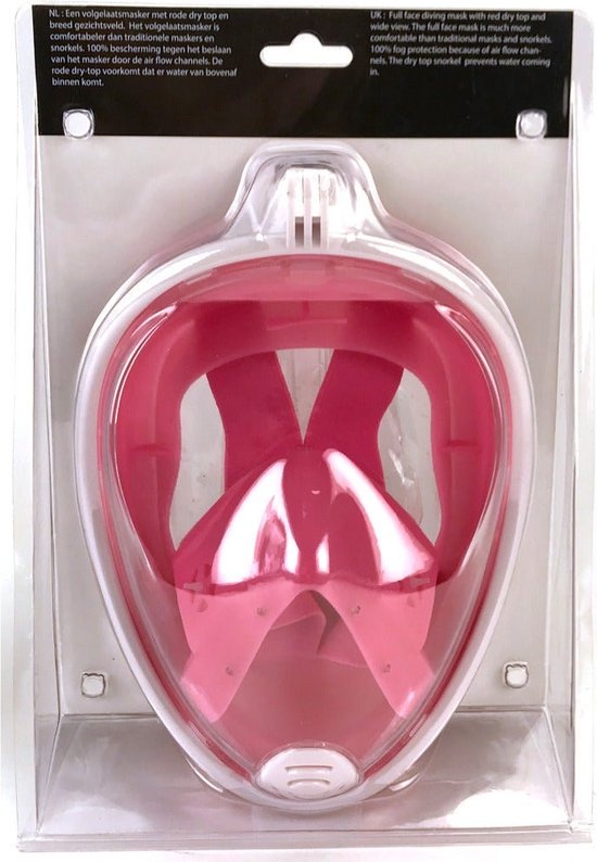Alert Splash Duikbril Masker L-Xl Roze
