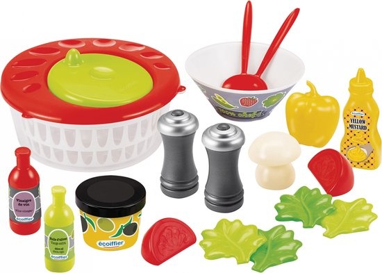 Ecoiffier Salade Speelset 21-delig
