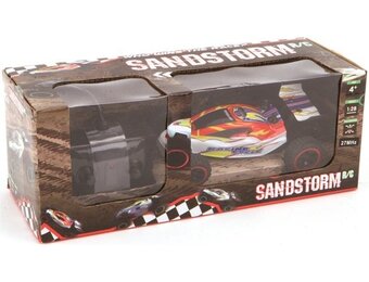 Sandstorm 2-Kanaals 4-Wheel Drive RC Buggy 1:18 - 1 set assorti uitgeleverd