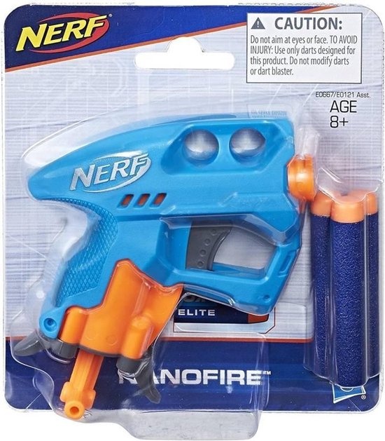 Nerf NanoFire Blauw