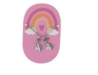 Best Friends Forever Ketting Unicorn - 2 delige set