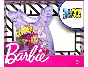 Barbie Topje Teens Titan Go Paars paars
