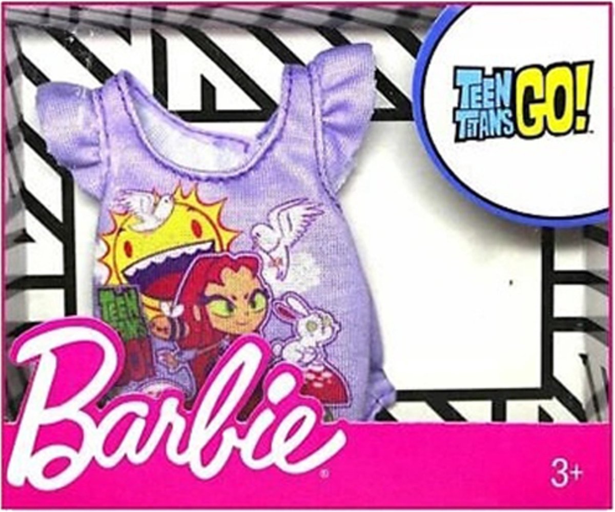 Barbie Topje Teens Titan Go Paars paars