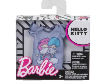 Barbie Hello Kitty Kledingstuk Paars 7,5 Cm