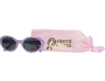 Paardenpraat TV Zonnebril Hoefijzers Cat3 Paars