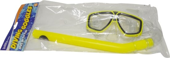 Jolly Outside - Duikbril met Snorkel - Duiken - Brillen - Onderwater - Verstelbaar - Kinderen - Snorkelen - Geel