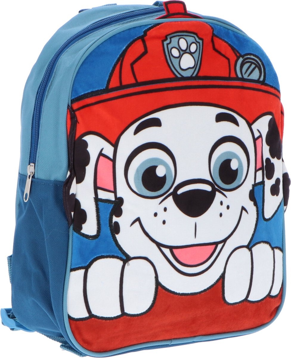 Paw Patrol Pluche Rugzak Marshall 31X25.5X8.5 Cm Blauw