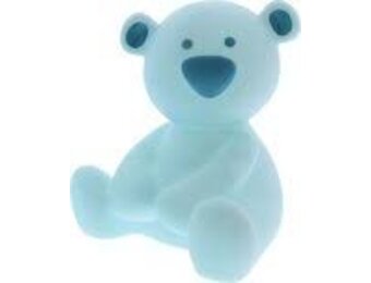 Spaarpot Beertje Stippel licht blauw