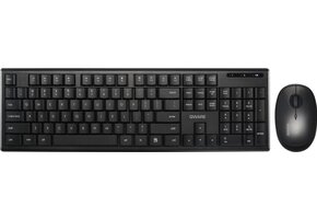 Qware Office - Toetsenbord - Muis - Draadloos - 2.4ghz - USB - Desktopset - Combo - Blackpool - Qwerty