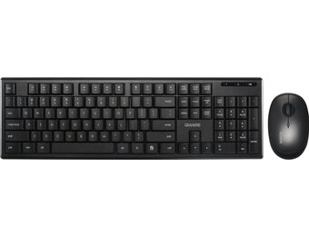 Qware Office - Toetsenbord - Muis - Draadloos - 2.4ghz - USB - Desktopset - Combo - Blackpool - Qwerty