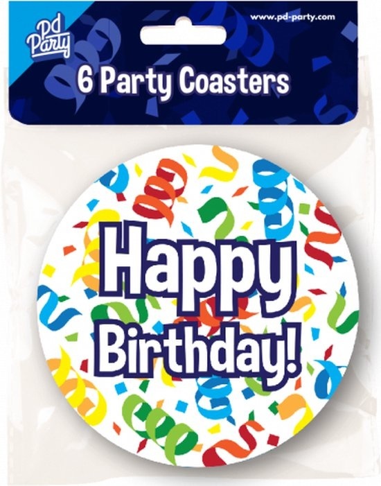 Bierviltjes - Happy birthday