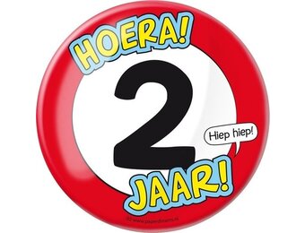 Paperdreams - Button XL - 2 Jaar