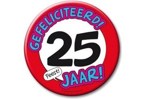 Paperdreams - Button XL - 25 Jaar
