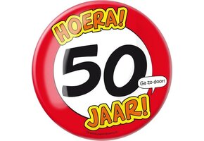 Paperdreams - Button XL - 50 Jaar