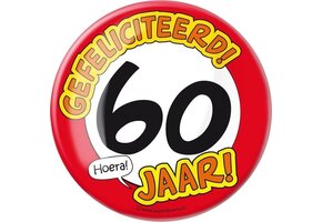 Paperdreams - Button XL - 60 Jaar