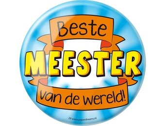 Paperdreams - Button XL - Meester