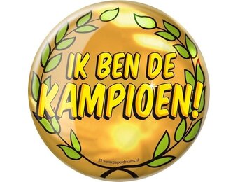Paperdreams - Button XL - Kampioen