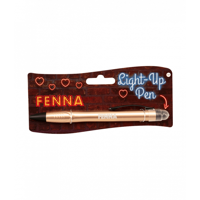 Balpen Light-up Pen Fenna goud