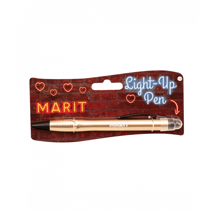 Balpen Light-Up pen Marit goud