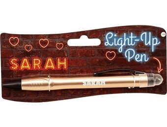 Balpen Light-Up pen Sarah goud