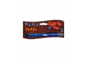 Balpen Light-Up pen Texel blauw