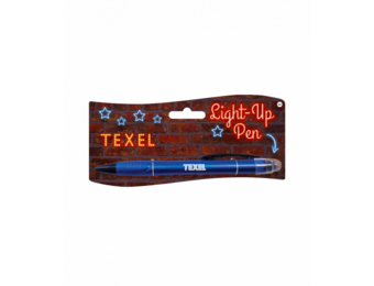 Balpen Light-Up pen Texel blauw