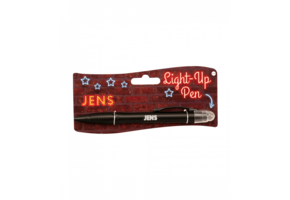 Balpen Light-Up pen Jens zwart
