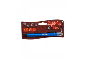 Balpen Light-Up pen Kevin blauw