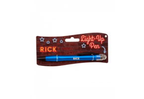 Balpen Light-Up pen Rick blauw