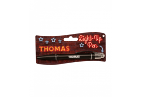 Balpen Light-Up Thomas zwart